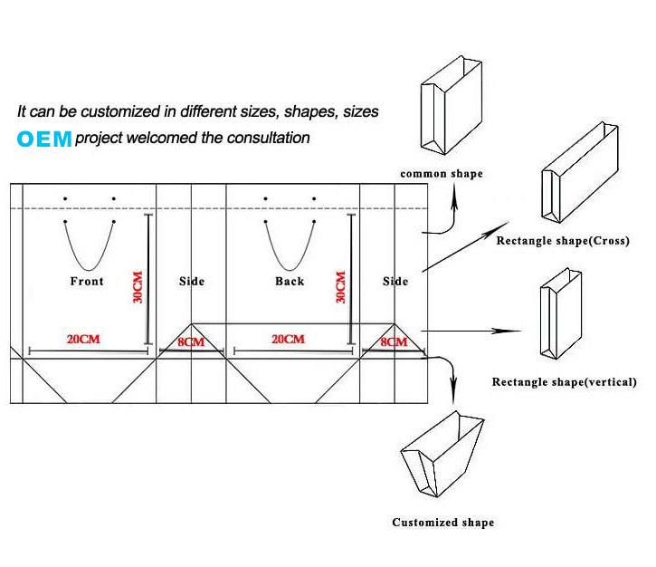 Custom Branded Paper Bag Fro Products