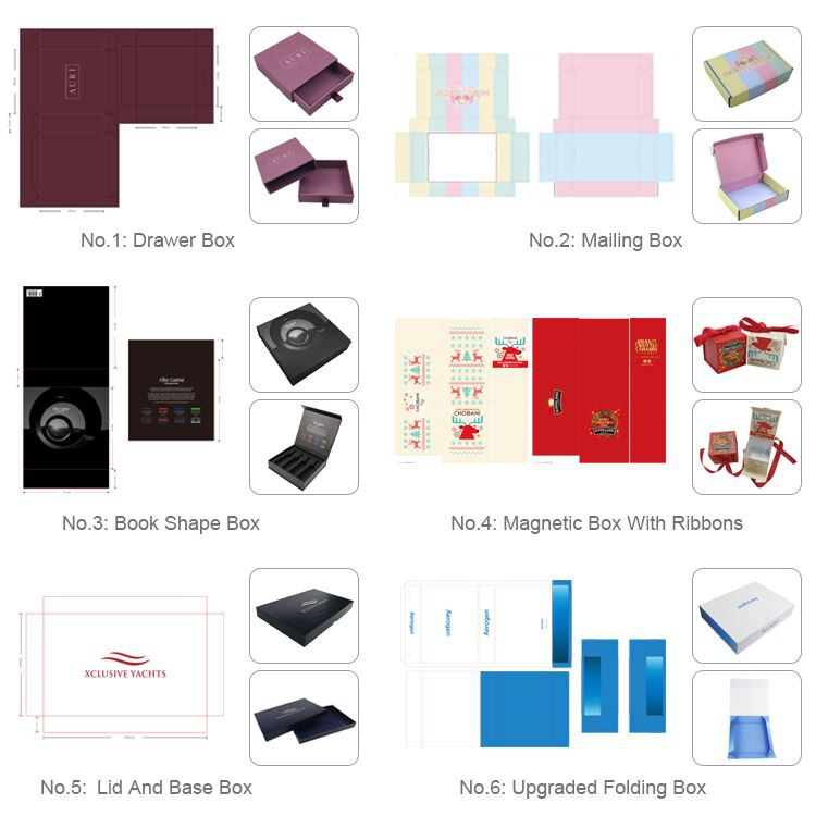 Custom Design paper gift box Custom Design paper gift box